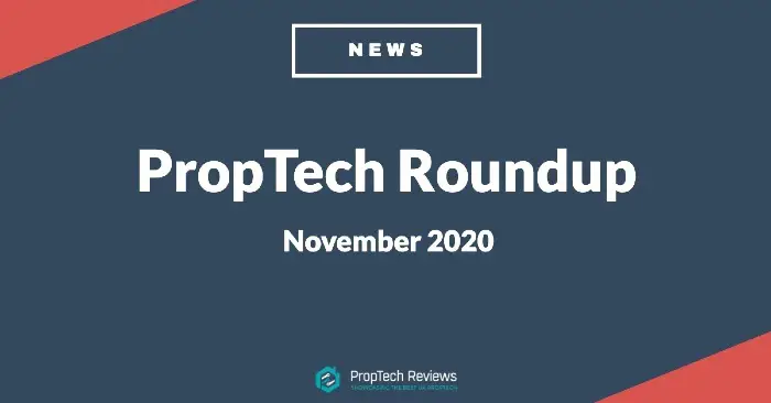 PropTech News Roundup November 2020